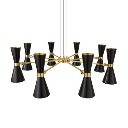 Lustre du Caire, style Mid-Century, à huit bras