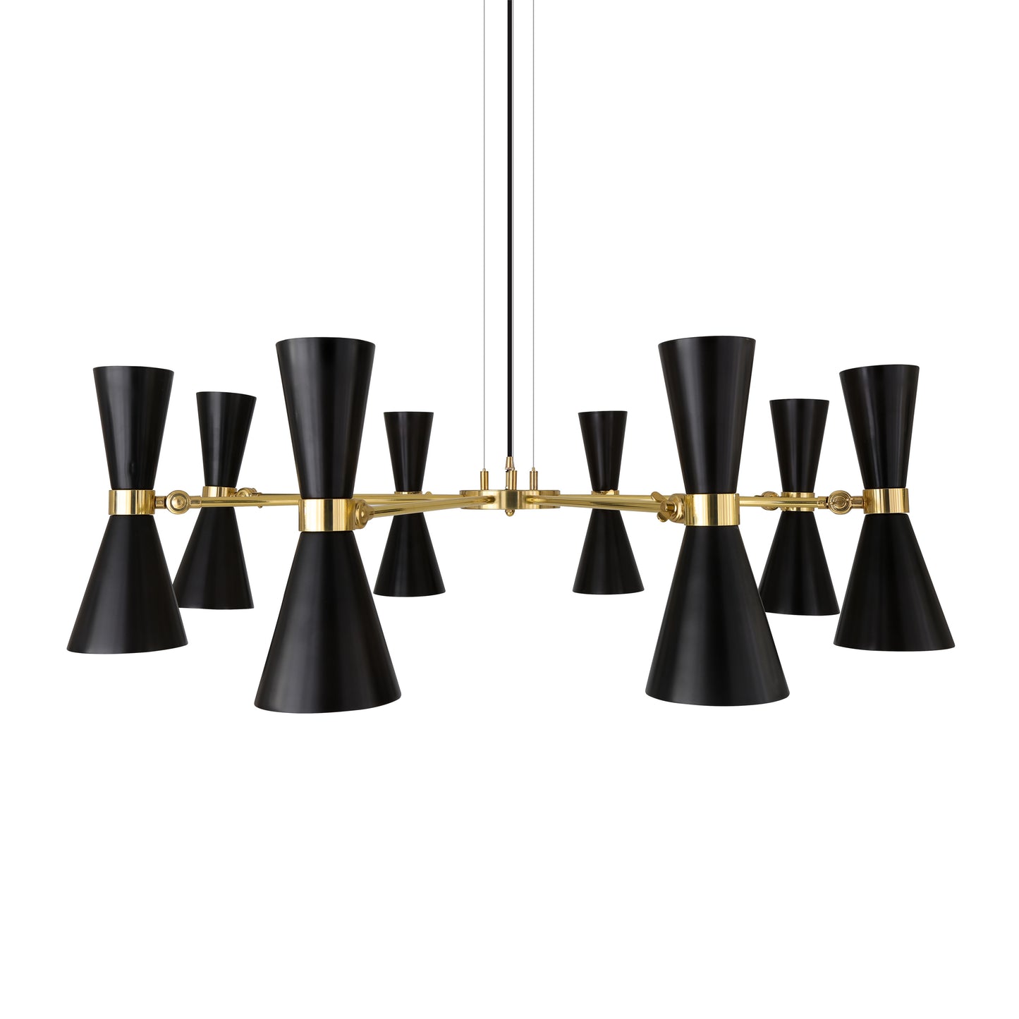 Lustre du Caire, style Mid-Century, à huit bras