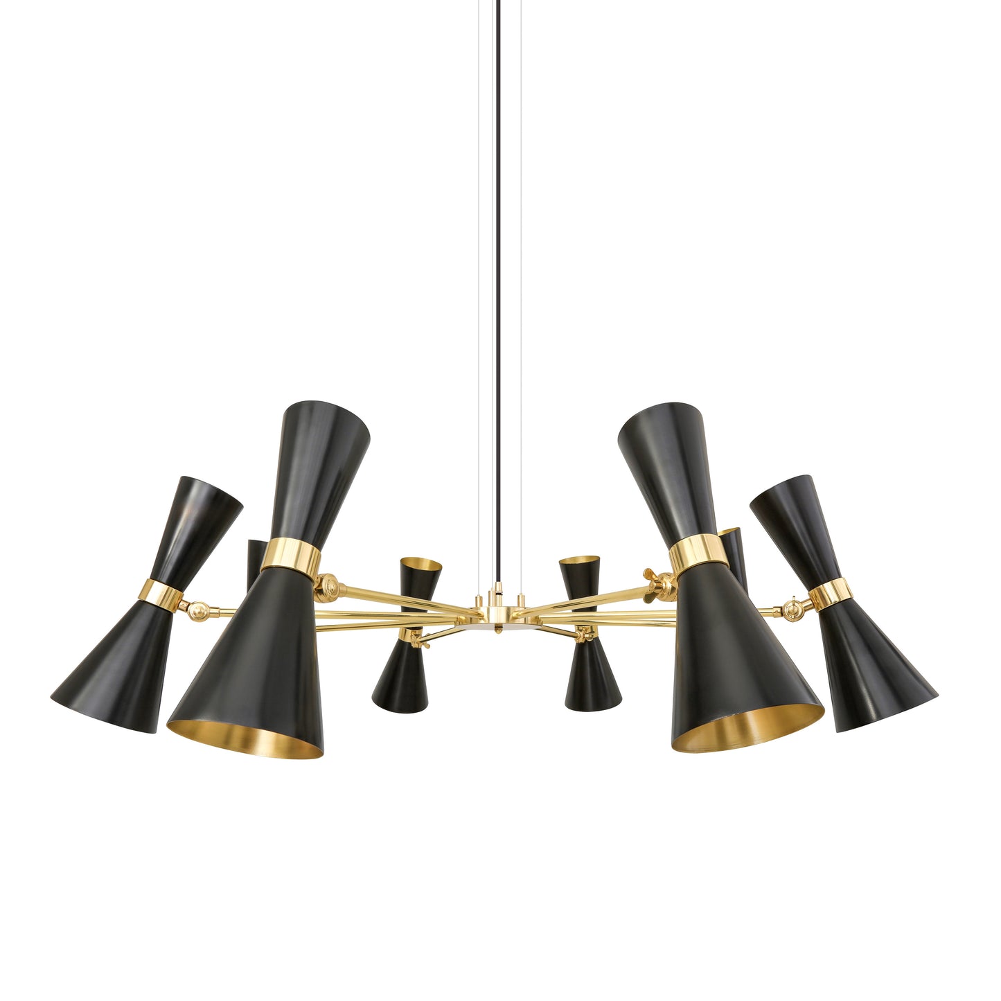Lustre du Caire, style Mid-Century, à huit bras