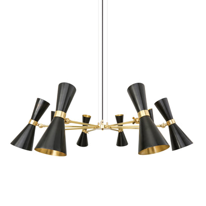 Lustre du Caire, style Mid-Century, à huit bras