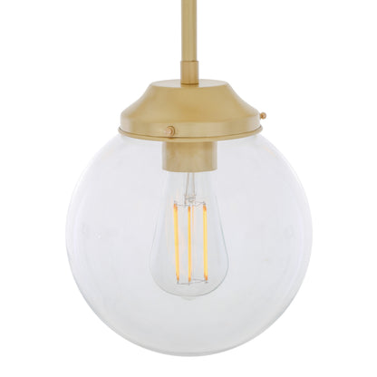 Rome Mid-Century Three-Tier Globe Chandelier, 13-Light