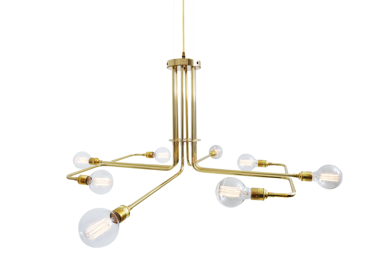Lustre Amman style Mid-Century, à huit bras