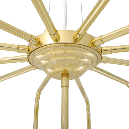 Lustre Sela moderne en laiton, 13 lumières