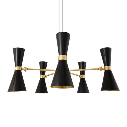 Lustre du Caire, style Mid-Century, à cinq bras
