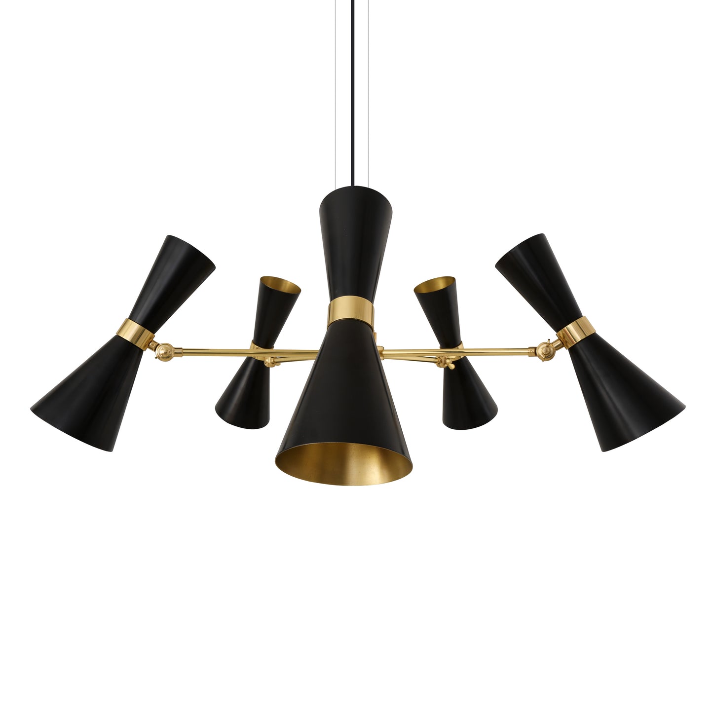 Lustre du Caire, style Mid-Century, à cinq bras