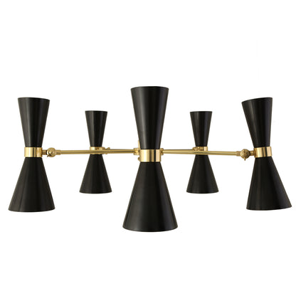 Lustre du Caire, style Mid-Century, à cinq bras