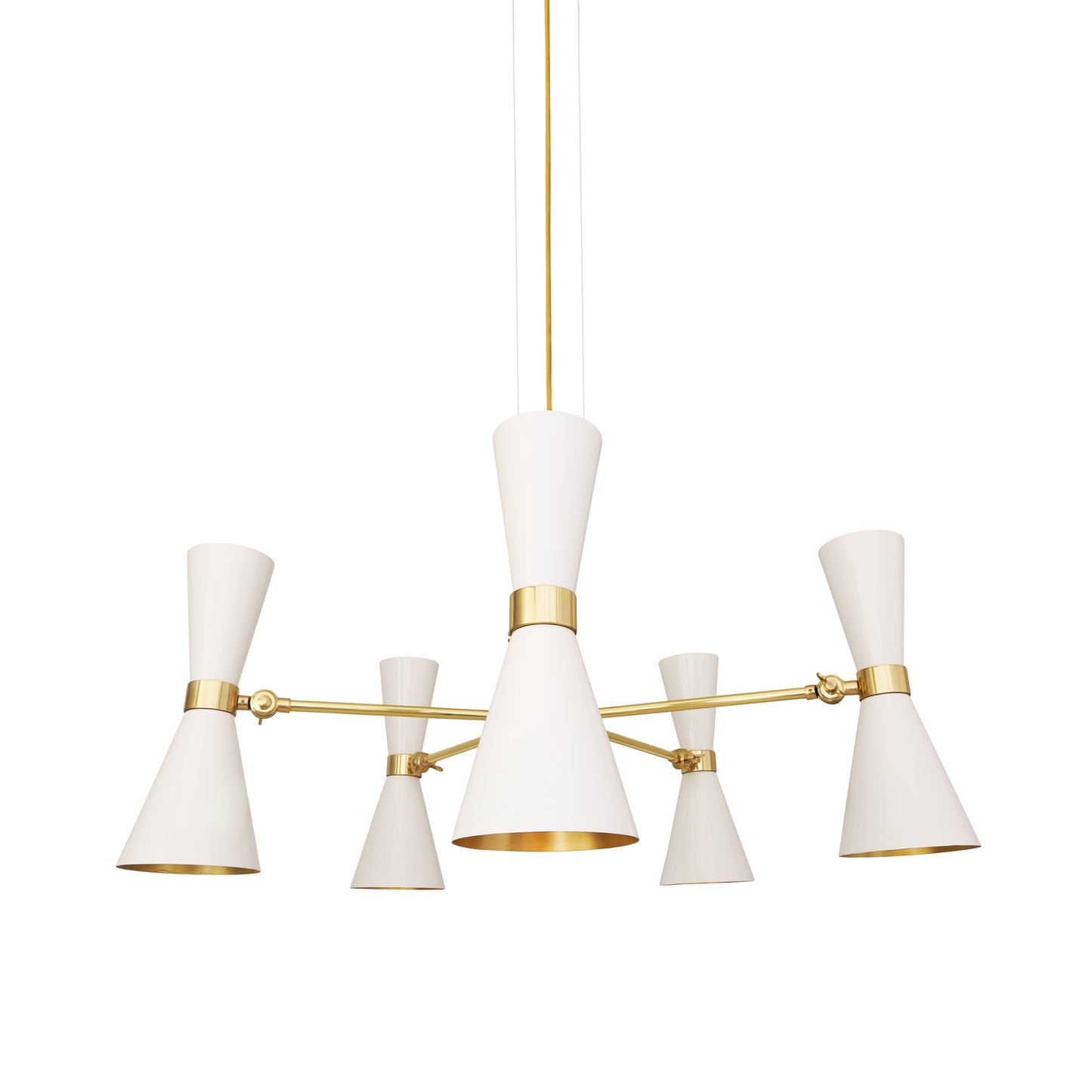 Lustre du Caire, style Mid-Century, à cinq bras
