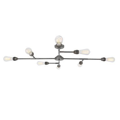 Lustre encastré vintage San Felipe, à huit bras