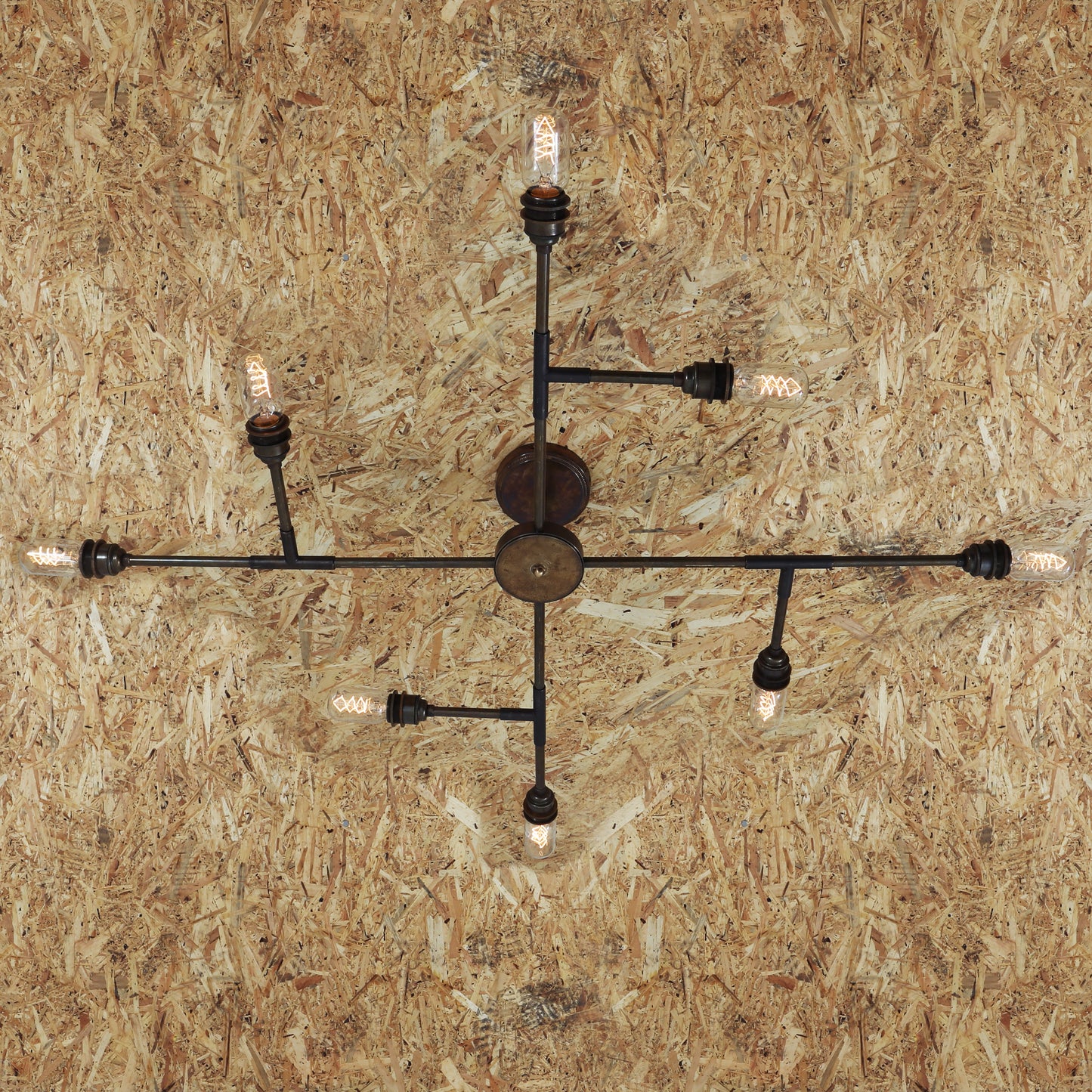 Lustre encastré vintage San Felipe, à huit bras