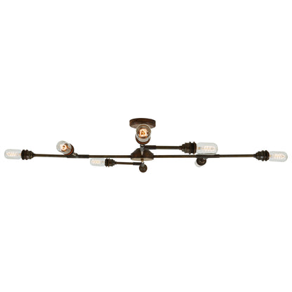 Lustre encastré vintage San Felipe, à huit bras