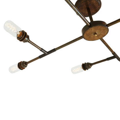 Lustre encastré vintage San Felipe, à huit bras