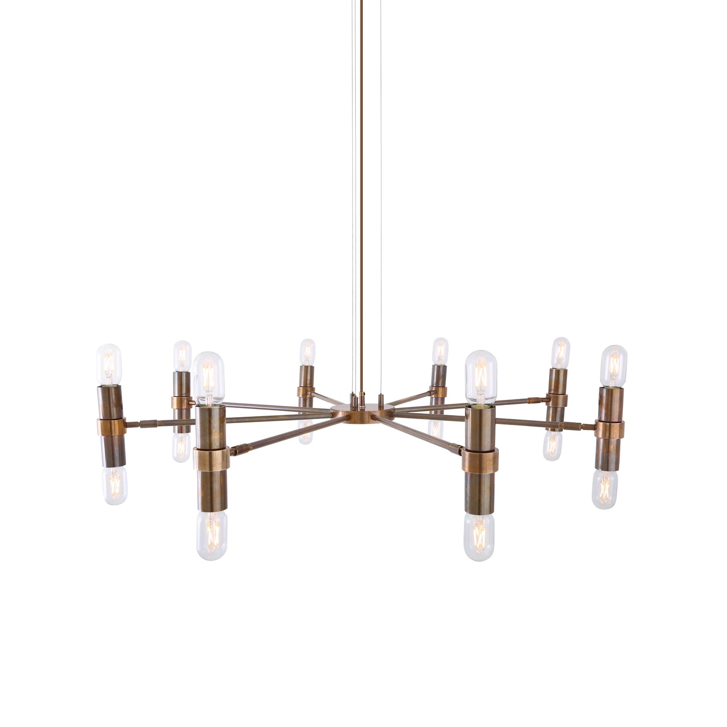 Lustre moderne ajustable Kendu, à huit bras