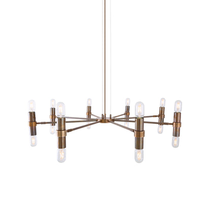 Lustre moderne ajustable Kendu, à huit bras