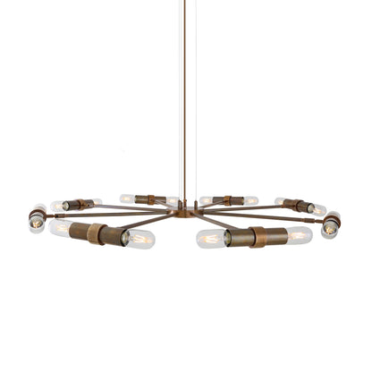 Lustre moderne ajustable Kendu, à huit bras