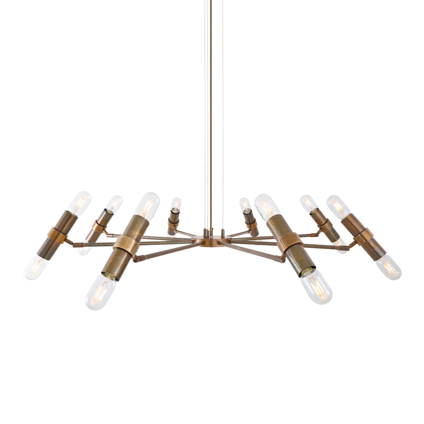Lustre moderne ajustable Kendu, à huit bras