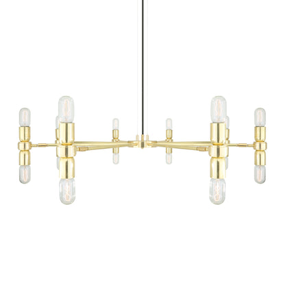 Lustre moderne ajustable Kendu, à huit bras
