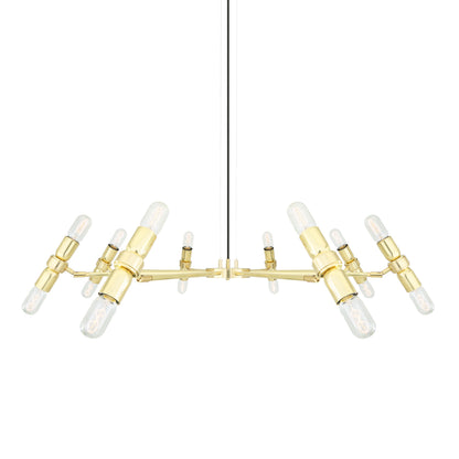 Lustre moderne ajustable Kendu, à huit bras
