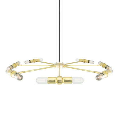 Lustre moderne ajustable Kendu, à huit bras