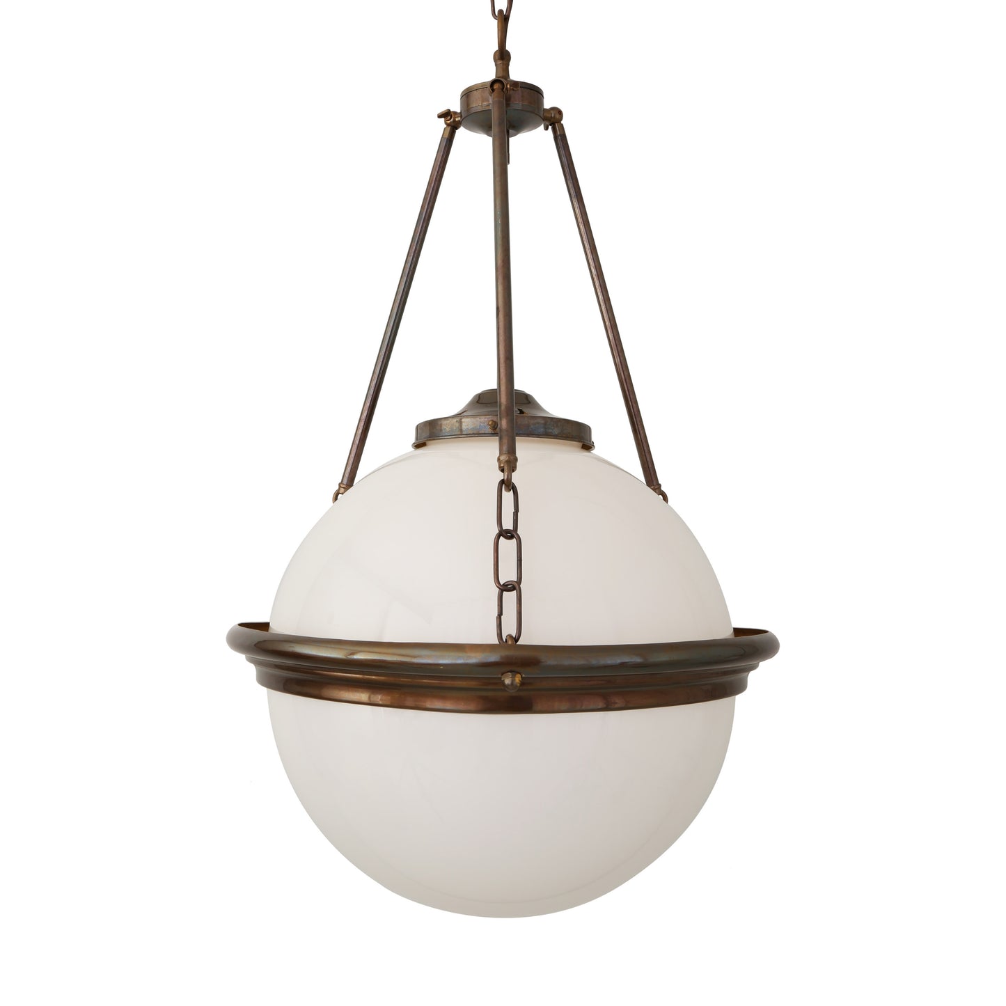 Lustre traditionnel Ardee à globe en opale