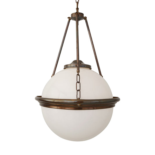 Lustre traditionnel Ardee à globe en opale