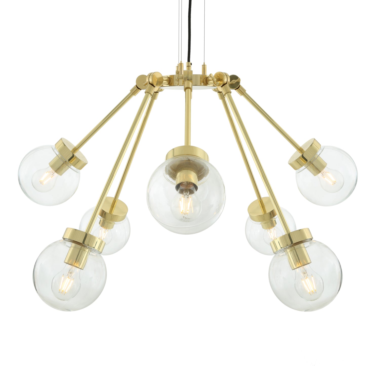 Lustre globe bohème moderne à huit bras