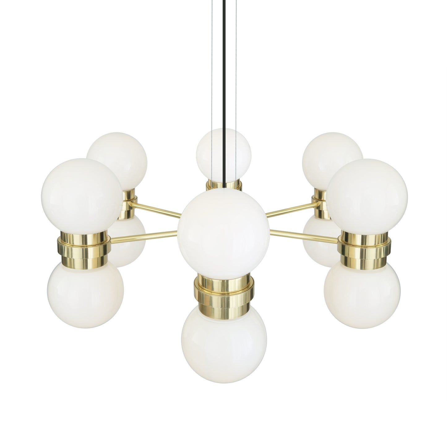 Lustre globe moderne Eske, six bras