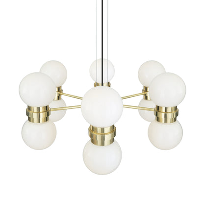 Lustre globe moderne Eske, six bras