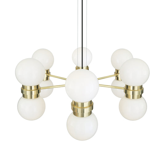 Lustre globe moderne Eske, six bras