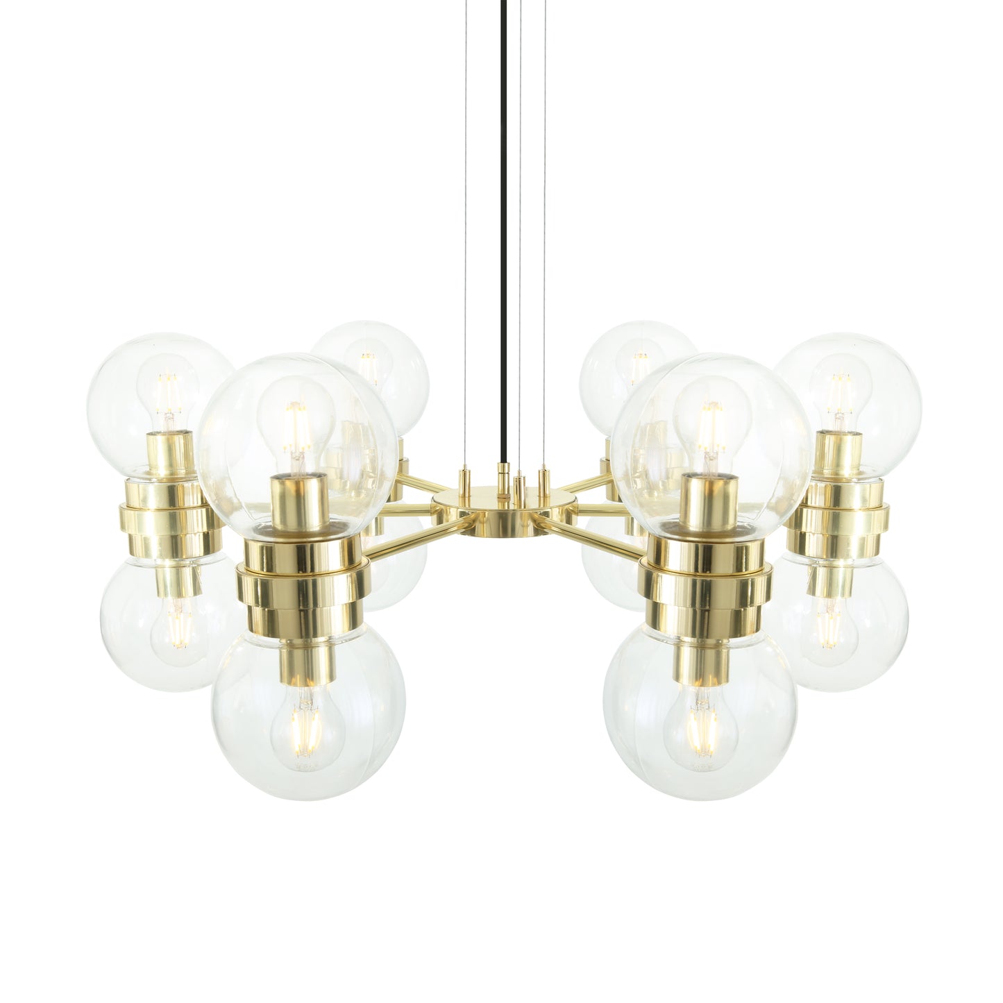 Lustre globe moderne Eske, six bras