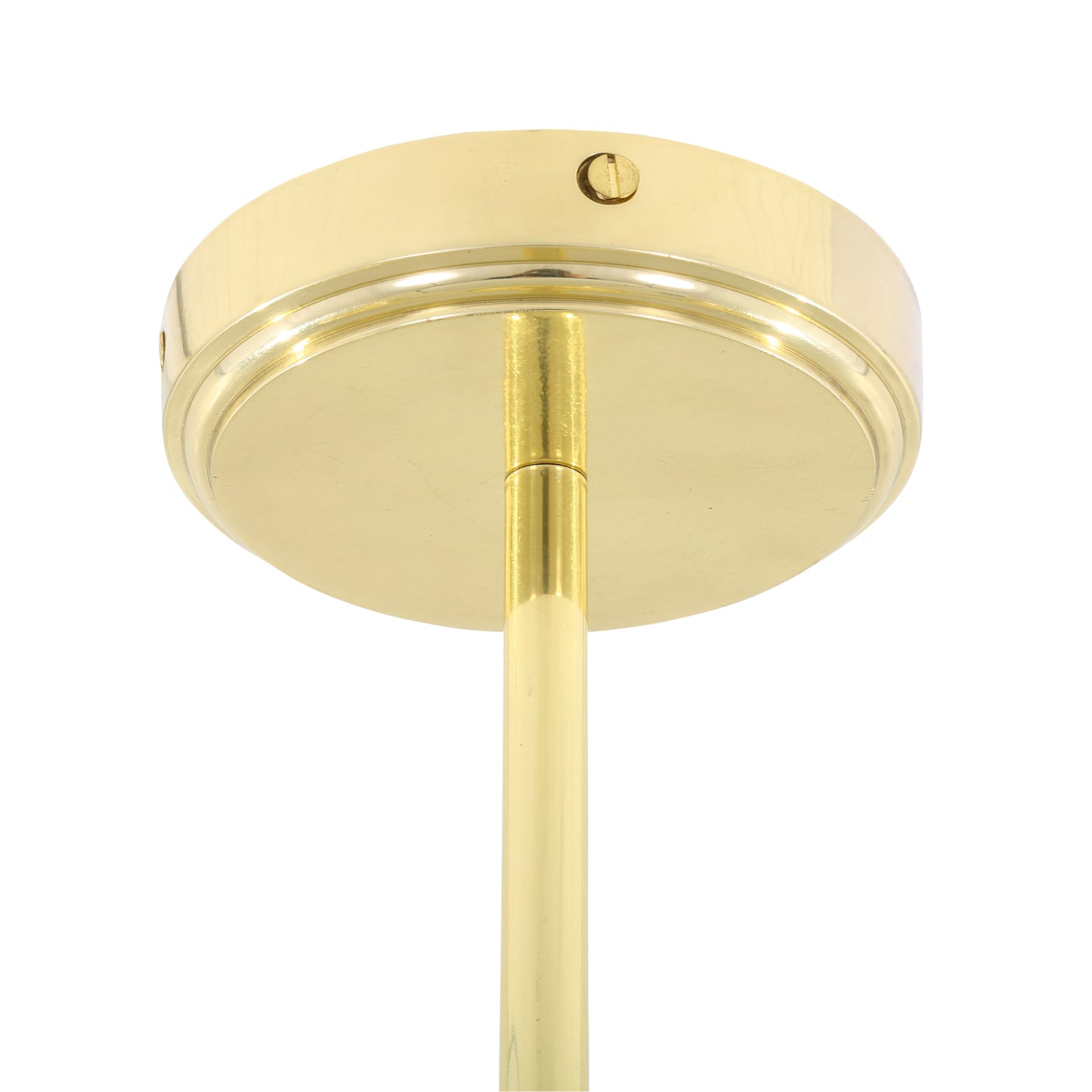 Suspension en laiton vintage Georgia, trois lumières