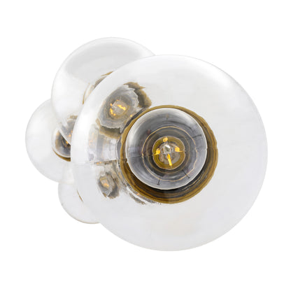 Lustre Agusta Cascade Globe à cinq lumières