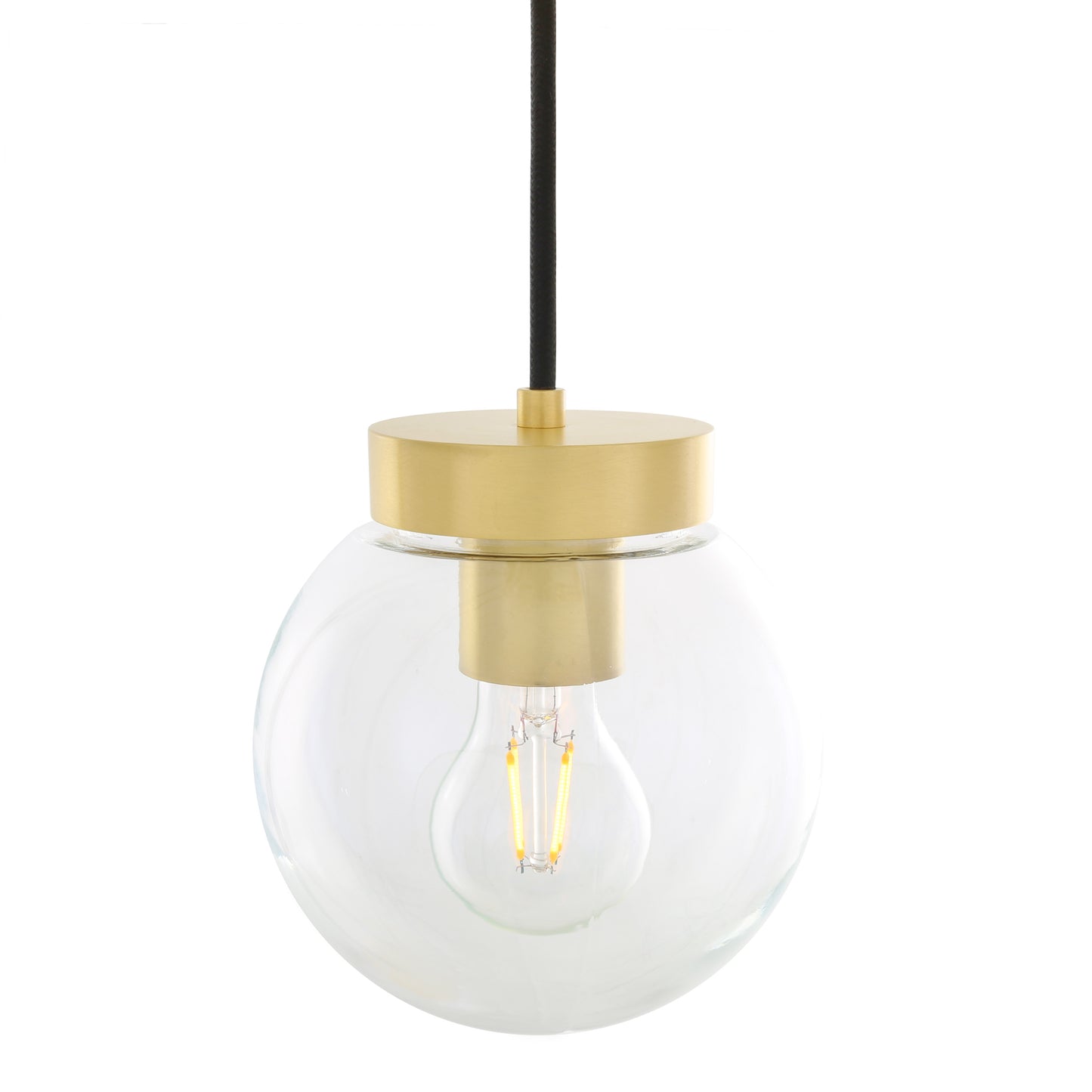 Lustre Agusta Cascade Globe à cinq lumières