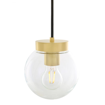 Lustre Agusta Cascade Globe à cinq lumières