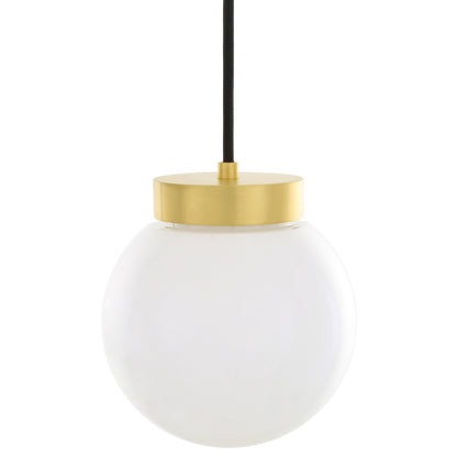 Lustre Agusta Cascade Globe à cinq lumières