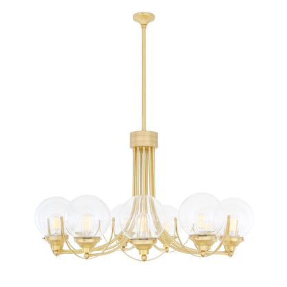 Lustre globe Wilmot grand format, 11 bras