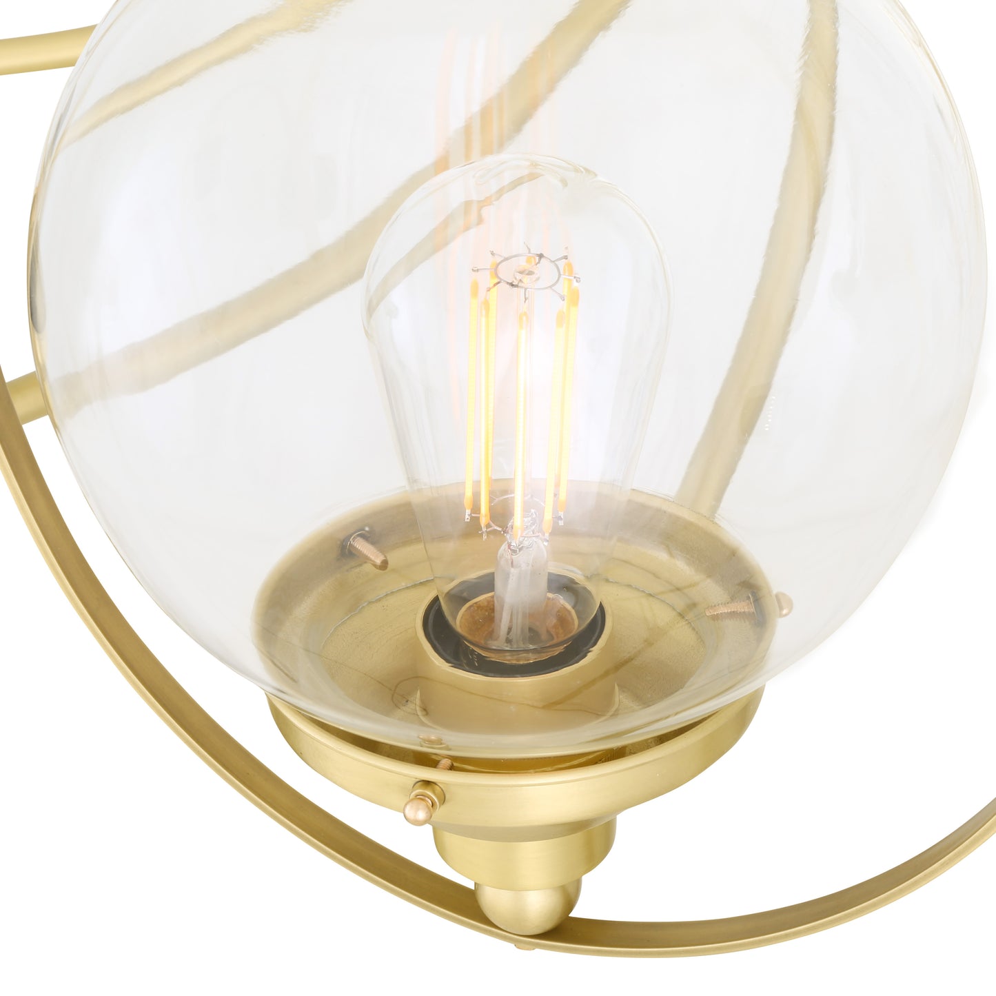 Lustre globe Wilmot grand format, 11 bras
