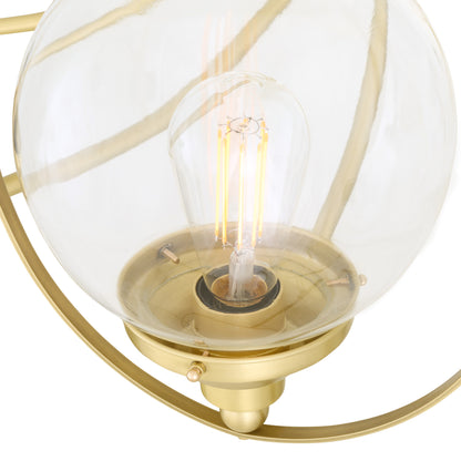 Lustre globe Wilmot grand format, 11 bras
