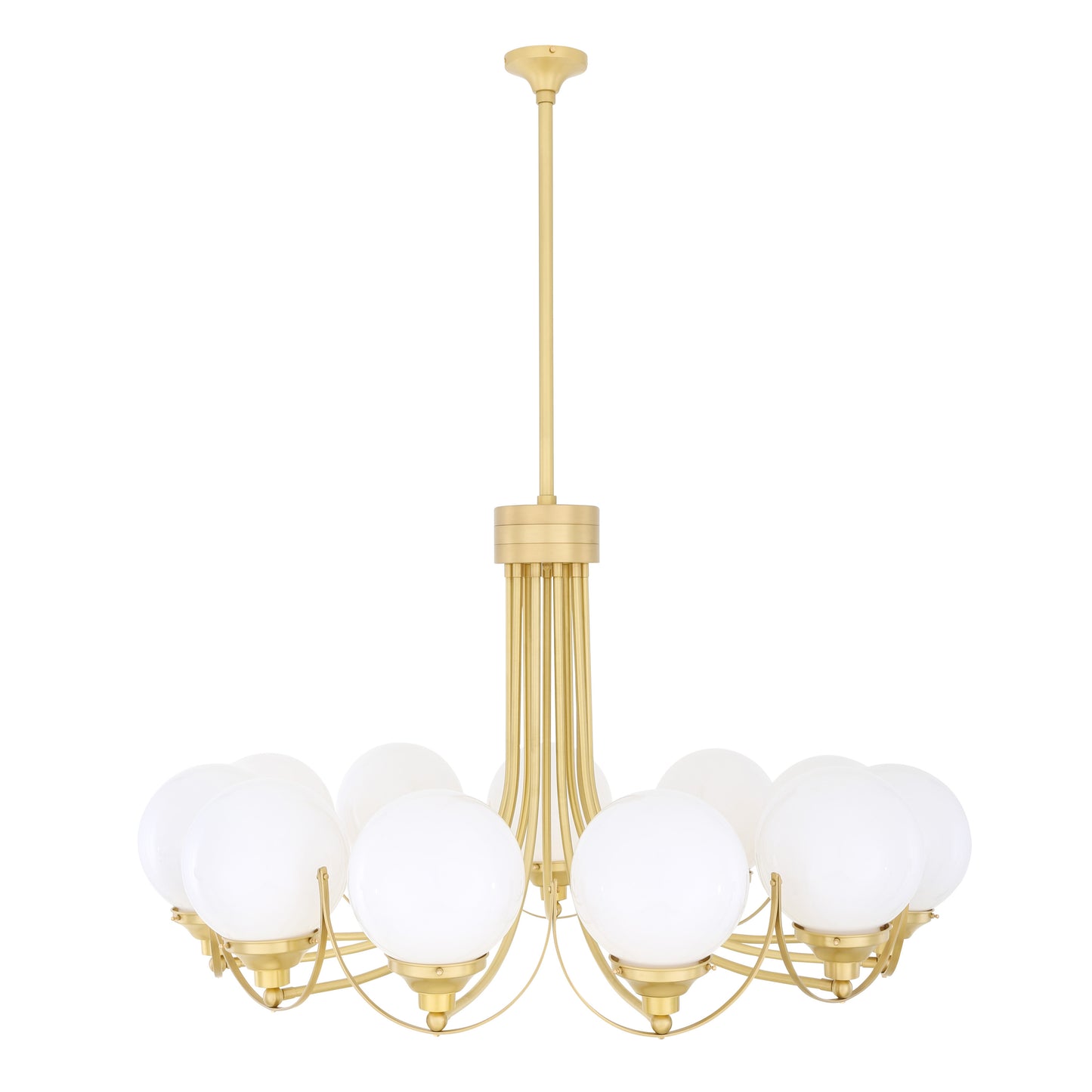 Lustre globe Wilmot grand format, 11 bras
