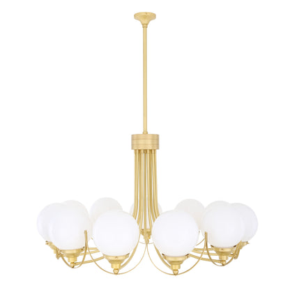 Lustre globe Wilmot grand format, 11 bras