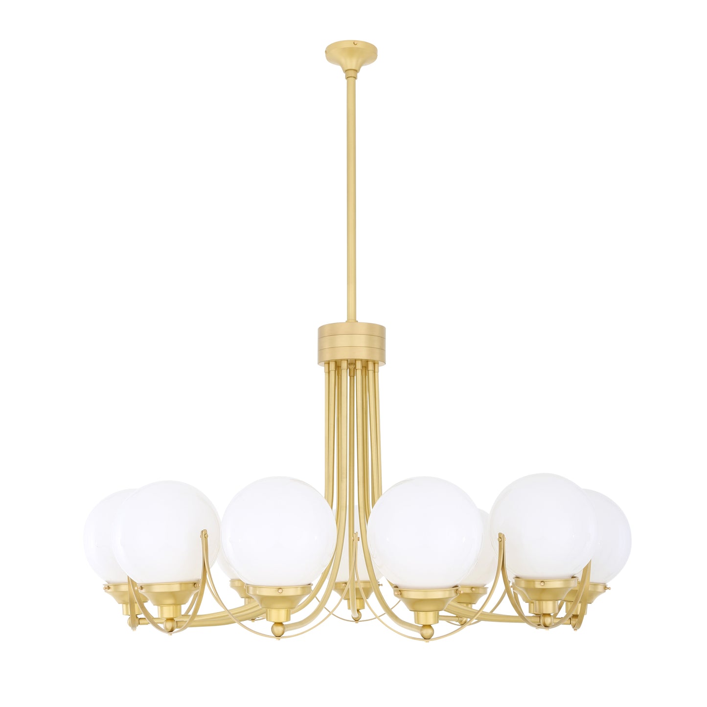 Lustre globe Wilmot grand format, 11 bras
