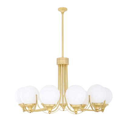 Lustre globe Wilmot grand format, 11 bras