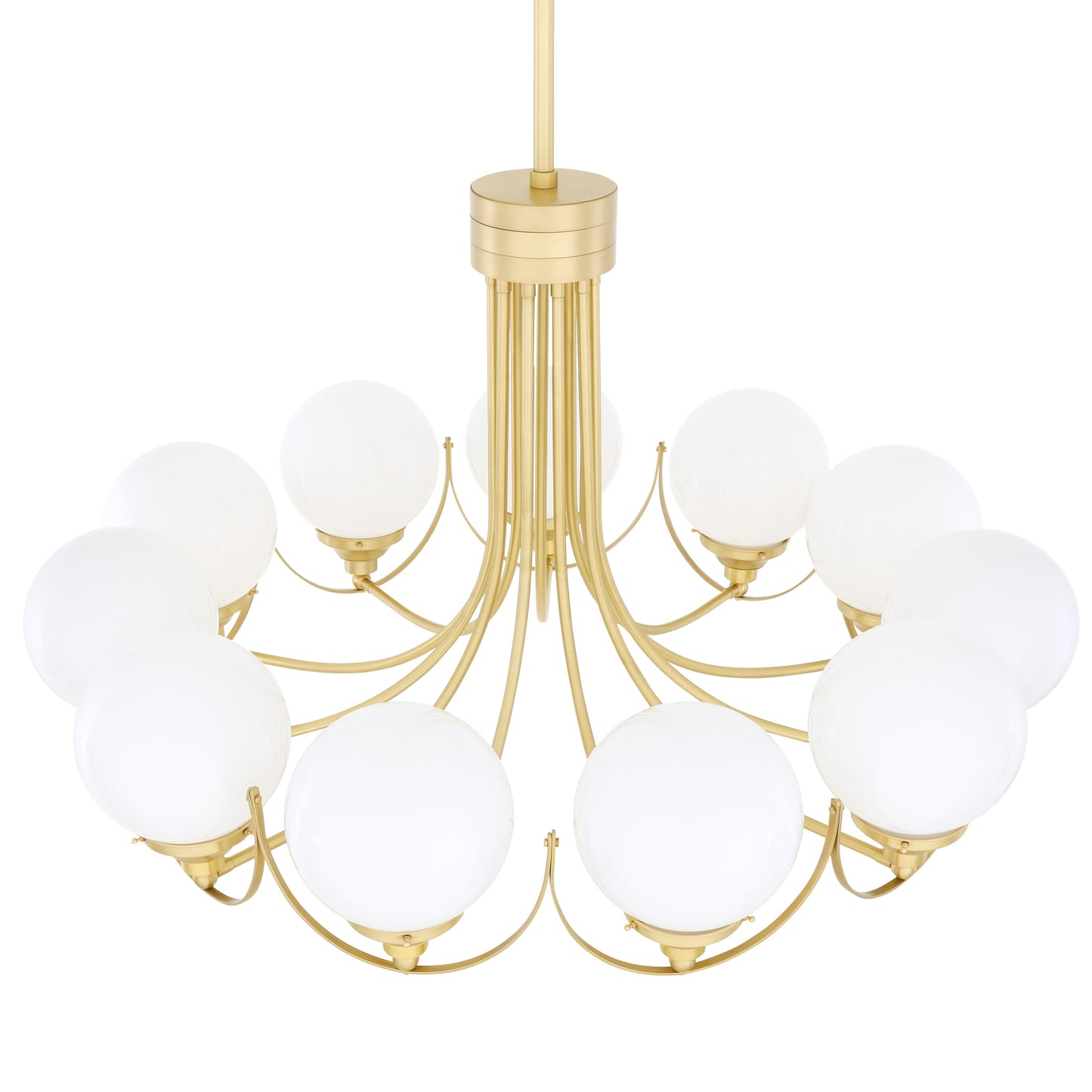 Lustre globe Wilmot grand format, 11 bras