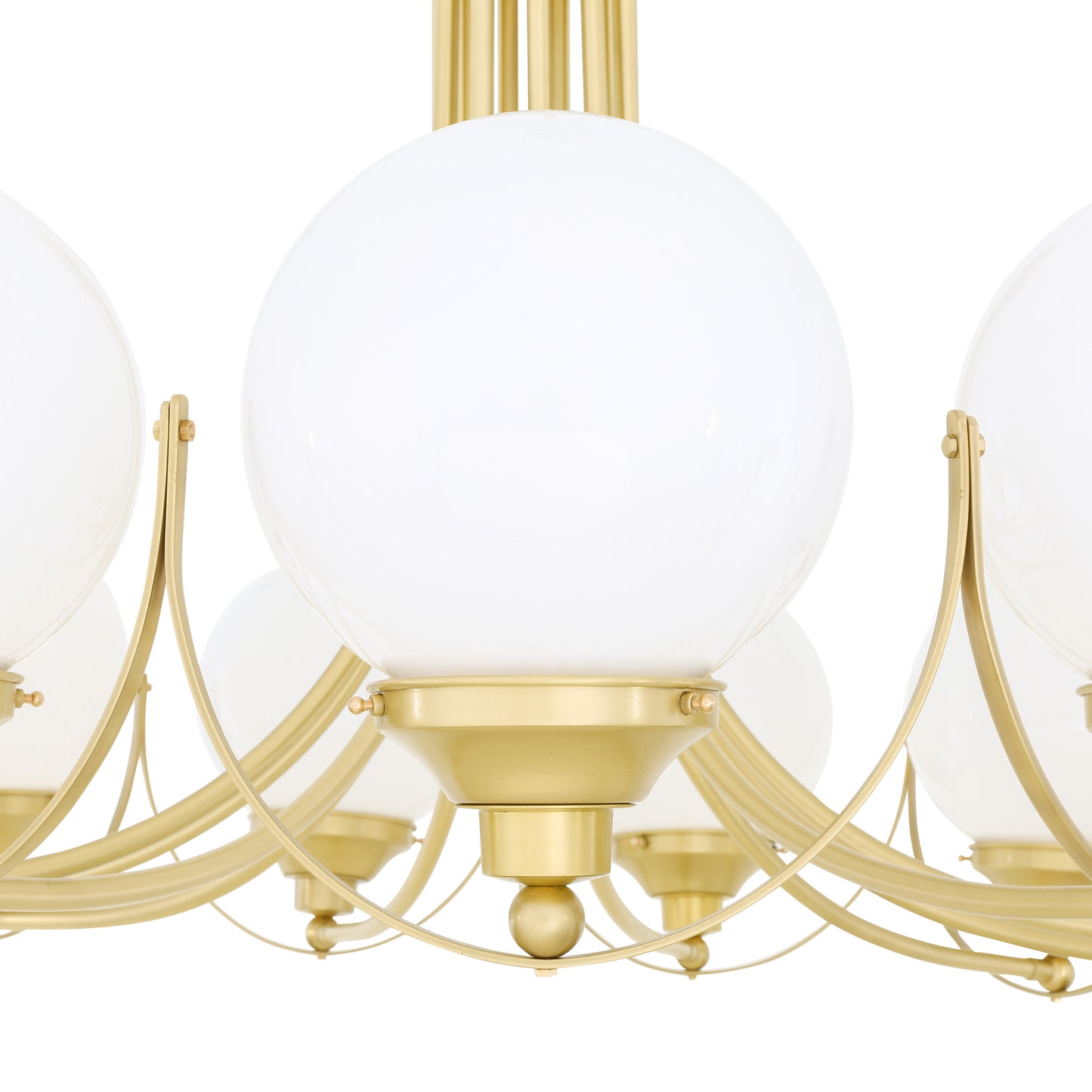 Lustre globe Wilmot grand format, 11 bras