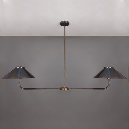 Princeton Modern Brass Island Chandelier