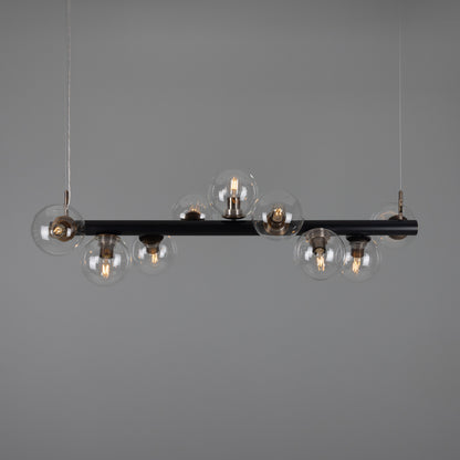 Moriarty Linear Island Pendant Light, Nine-Light