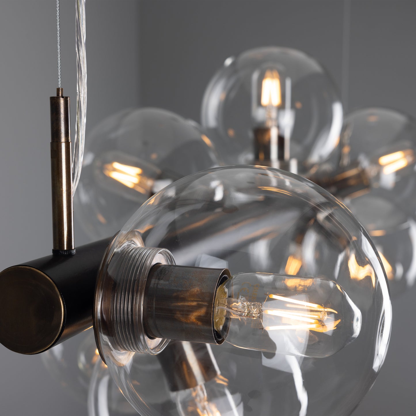 Moriarty Linear Island Pendant Light, Nine-Light