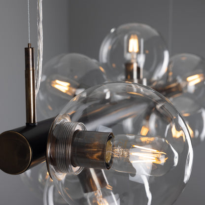 Moriarty Linear Island Pendant Light, Nine-Light