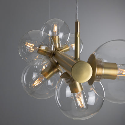 Moriarty Linear Island Pendant Light, Nine-Light