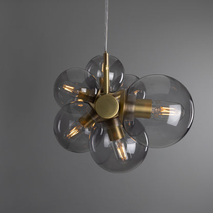 Moriarty Linear Island Pendant Light, Nine-Light