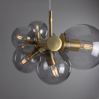 Moriarty Linear Island Pendant Light, Nine-Light